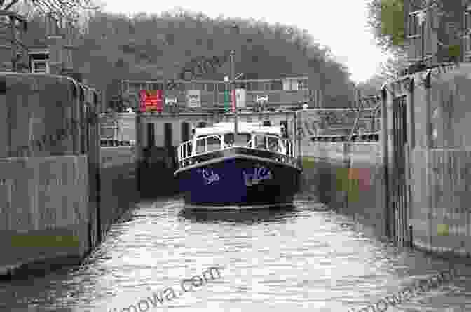 A Boat Navigating A Lock On The River Thames Great Waterways Journeys: 20 Glorious Routes Circling England By Canal And River