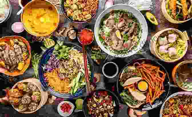 A Collage Of International Dishes, Representing The Vast Diversity Of Culinary Traditions And Flavors Balloon Fiesta Foodie: Your Expert Guide To Eat The Best Of Albuquerque: 66 Dining Picks From Chiles To Chocolate