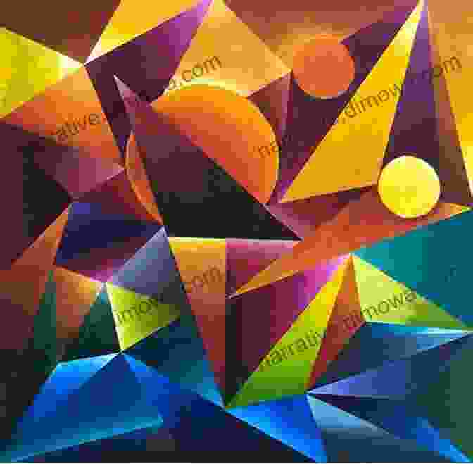 An Abstract Painting With Vibrant Colors And Geometric Shapes. Essentials Of Abstraction: Zero Postulation Results