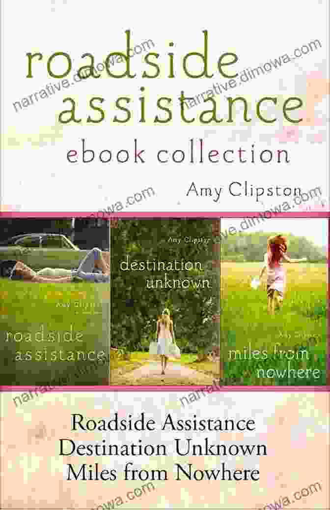 Roadside Assistance Book Cover With A Vintage Style Car On A Deserted Road, Symbolizing The Unexpected Journey Within Roadside Assistance Amy Clipston